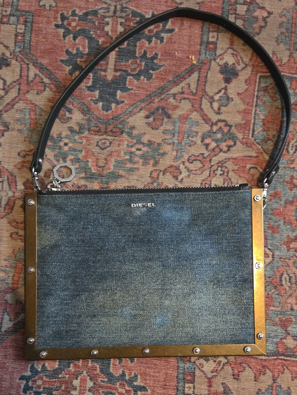 Diesel denim shoulder bag
